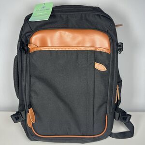 Bagsure Back Pack Travel 22” Bag USB Port Black-brown New
